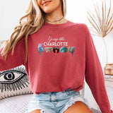 Gossip Like Charlotte Wigs Comfort Colors Long Sleeve – Regency BookTok Shirt - Aaria Tees Aaria Tees