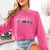 Gossip Like Charlotte Wigs Comfort Colors Long Sleeve – Regency BookTok Shirt - Aaria Tees Aaria Tees