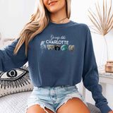 Gossip Like Charlotte Wigs Comfort Colors Long Sleeve – Regency BookTok Shirt - Aaria Tees Aaria Tees