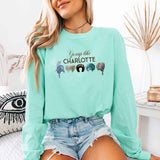 Gossip Like Charlotte Wigs Comfort Colors Long Sleeve – Regency BookTok Shirt - Aaria Tees Aaria Tees
