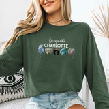 Gossip Like Charlotte Wigs Comfort Colors Long Sleeve – Regency BookTok Shirt - Aaria Tees Aaria Tees