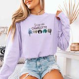 Gossip Like Charlotte Wigs Comfort Colors Long Sleeve – Regency BookTok Shirt - Aaria Tees Aaria Tees