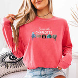 Gossip Like Charlotte Wigs Comfort Colors Long Sleeve – Regency BookTok Shirt - Aaria Tees Aaria Tees