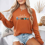 Gossip Like Charlotte Wigs Comfort Colors Long Sleeve – Regency BookTok Shirt - Aaria Tees Aaria Tees