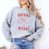 Gotcha B Valentine Sweatshirt - Funny Valentine's Day Sweater - Aaria Tees Aaria Tees