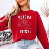 Gotcha B Valentine Sweatshirt - Funny Valentine's Day Sweater - Aaria Tees Aaria Tees