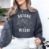 Gotcha B Valentine Sweatshirt - Funny Valentine's Day Sweater - Aaria Tees Aaria Tees