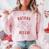 Gotcha B Valentine Sweatshirt - Funny Valentine's Day Sweater - Aaria Tees Aaria Tees