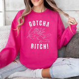 Gotcha B Valentine Sweatshirt - Funny Valentine's Day Sweater - Aaria Tees Aaria Tees