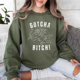 Gotcha B Valentine Sweatshirt - Funny Valentine's Day Sweater - Aaria Tees Aaria Tees