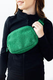 Green Fleece Belt Bag - Aaria Tees Aaria Tees