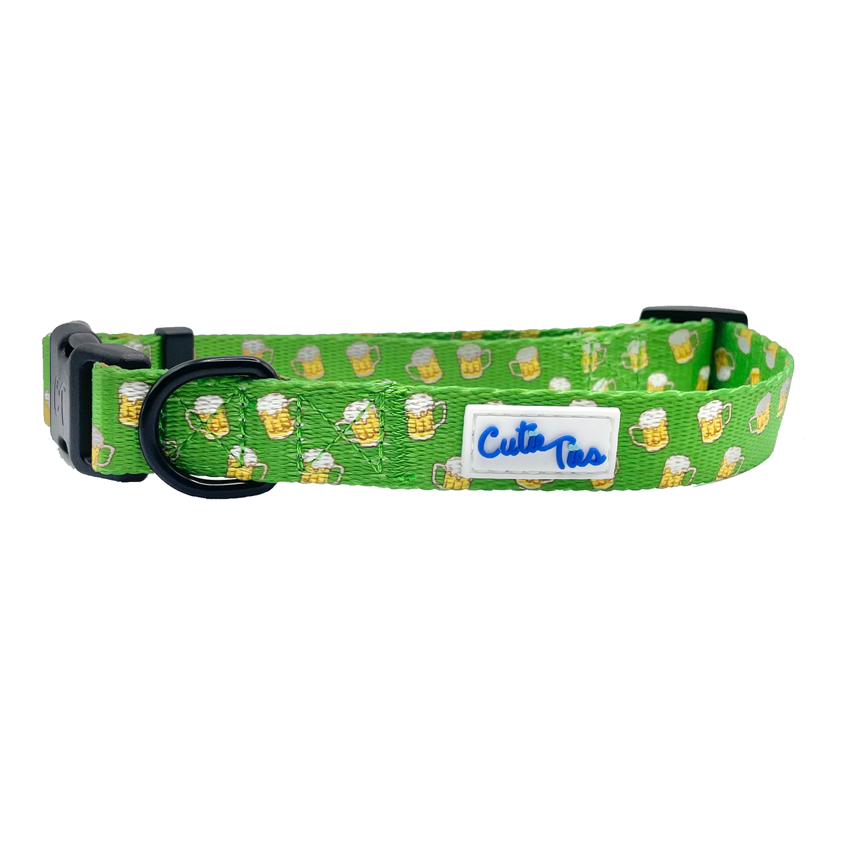 St. Patrick's Day Green Beer Dog Collar