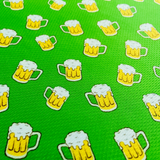 St. Patrick's Day Green Beer Tie On Dog Bandana Aaria Tees