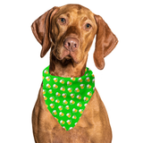 St. Patrick's Day Green Beer Tie On Dog Bandana Aaria Tees