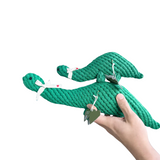 Rex the Green Dinosaur Rope Toy Aaria Tees