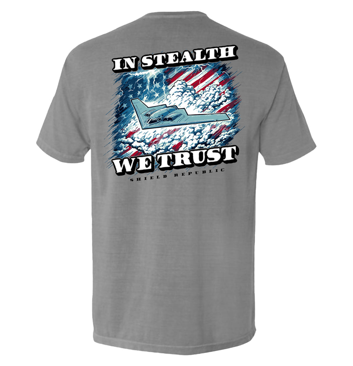 In Stealth We Trust (Black) - Aaria Tees Aaria Tees