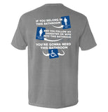 If You Belong In This Bathroom Aaria Tees