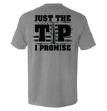 Just The Tip I Promise Flag Aaria Tees