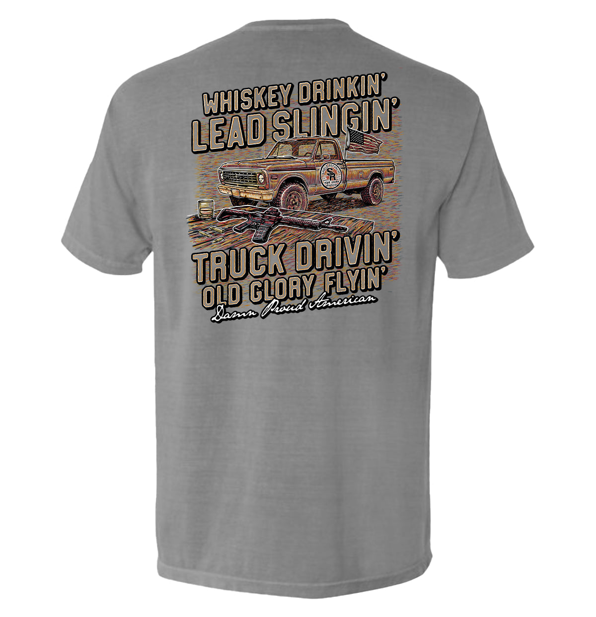 Damn Proud American - Aaria Tees Aaria Tees