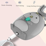 Smart U 360 Degrees Kids Sonic Electric Toothbrush Silicon USB Automatic Ultrasonic Teeth Tooth Brush Cartoon Pattern Children - Aaria Tees Aaria Tees