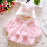 Baby Toddler Clothes Cute Fleece Fur Winter Warm Coat / Jacket for Kids Outerwear Aaria Tees