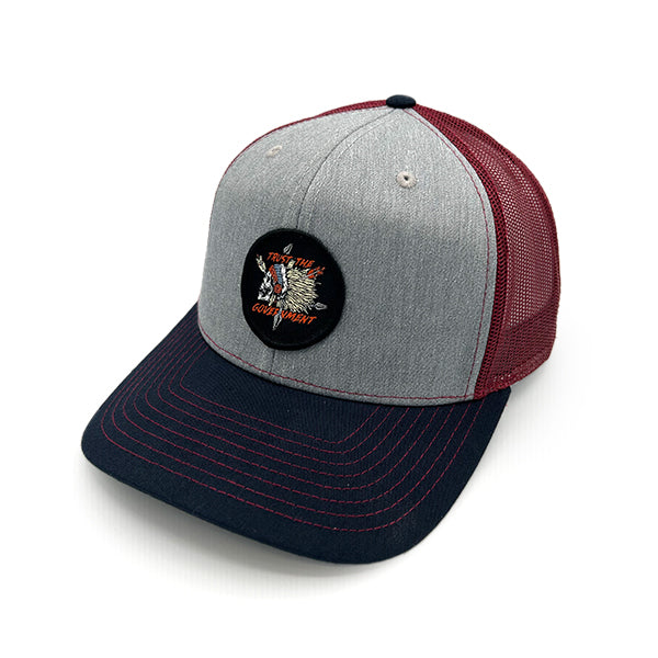 Trust The Government Woven Patch Hat - Aaria Tees Aaria Tees