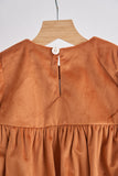 Carmel velvet lace girl bubble - Aaria Tees Aaria Tees