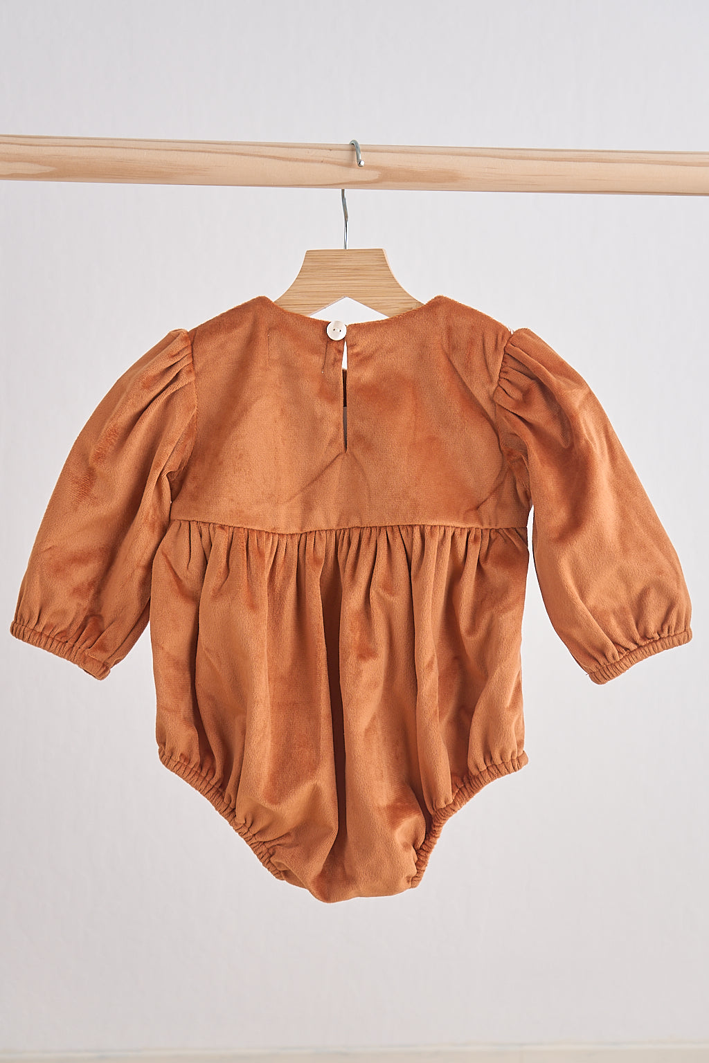 Carmel velvet lace girl bubble - Aaria Tees Aaria Tees