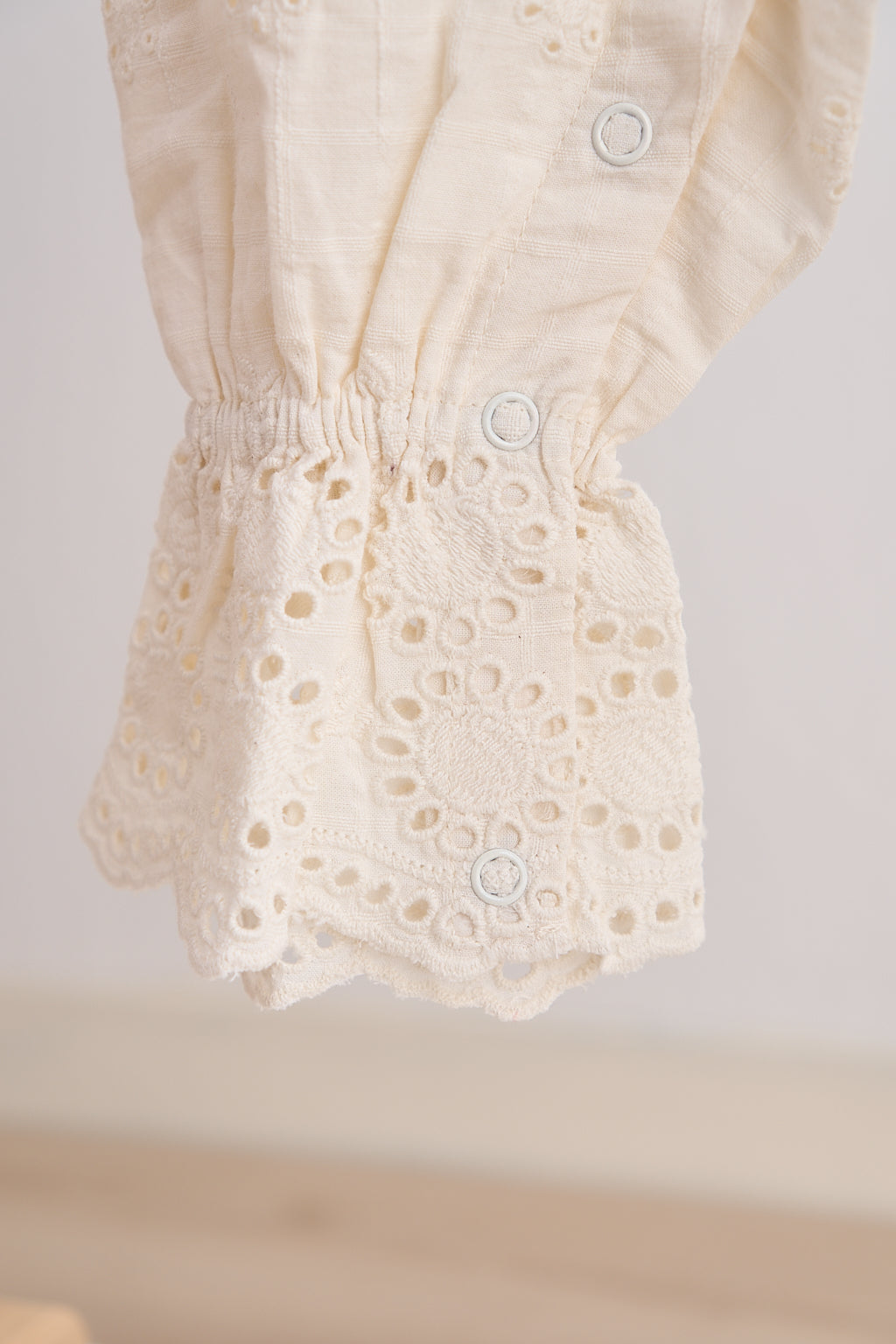 White hand embroidery floral lace jumpsuit - Aaria Tees Aaria Tees