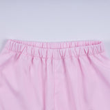 Sweet island character hand smocked ruffle pants set - Aaria Tees Aaria Tees