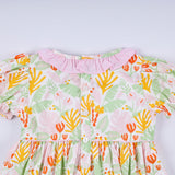 Sweet island character hand smocked ruffle pants set - Aaria Tees Aaria Tees