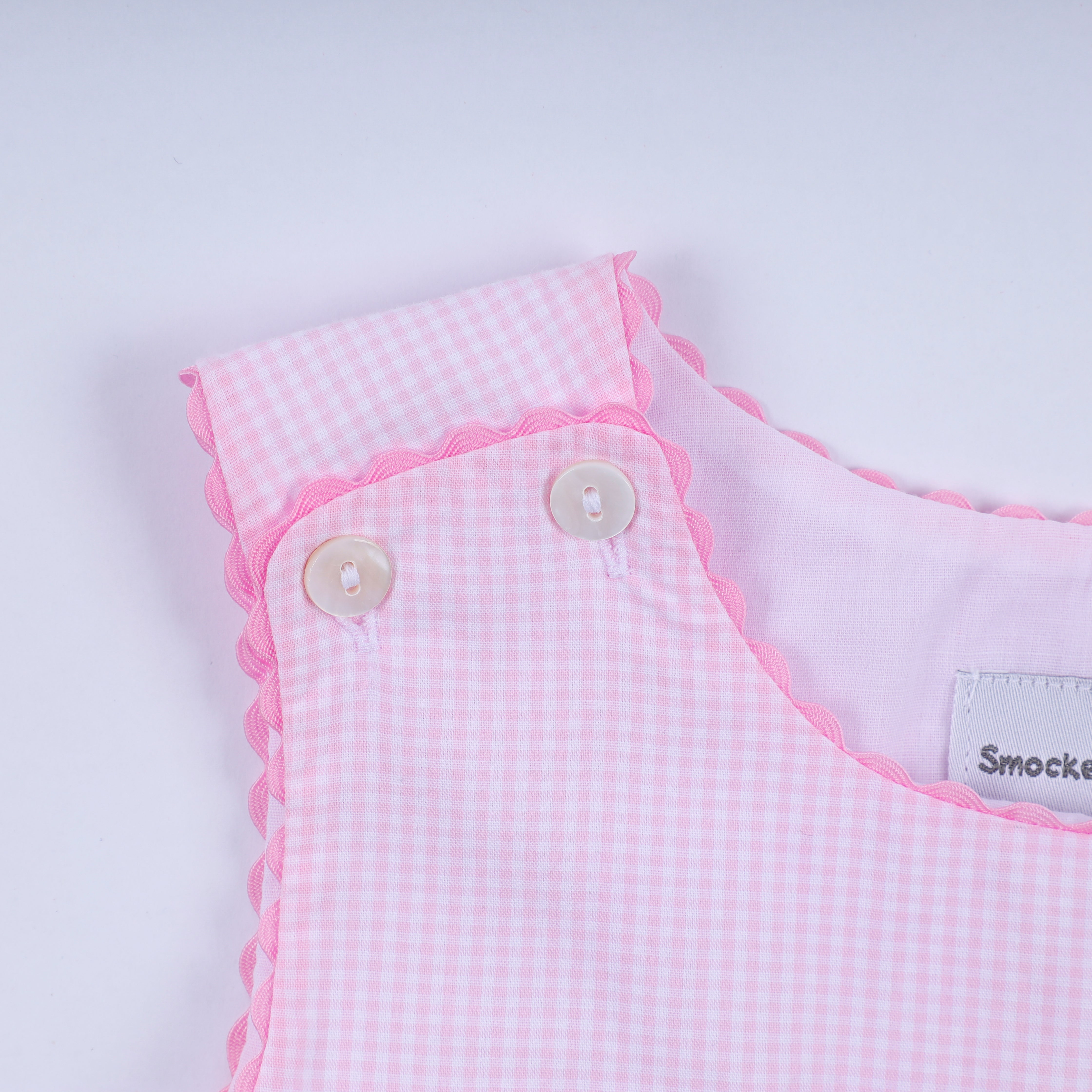 Pink princess hand smocked plaid dress - Aaria Tees Aaria Tees