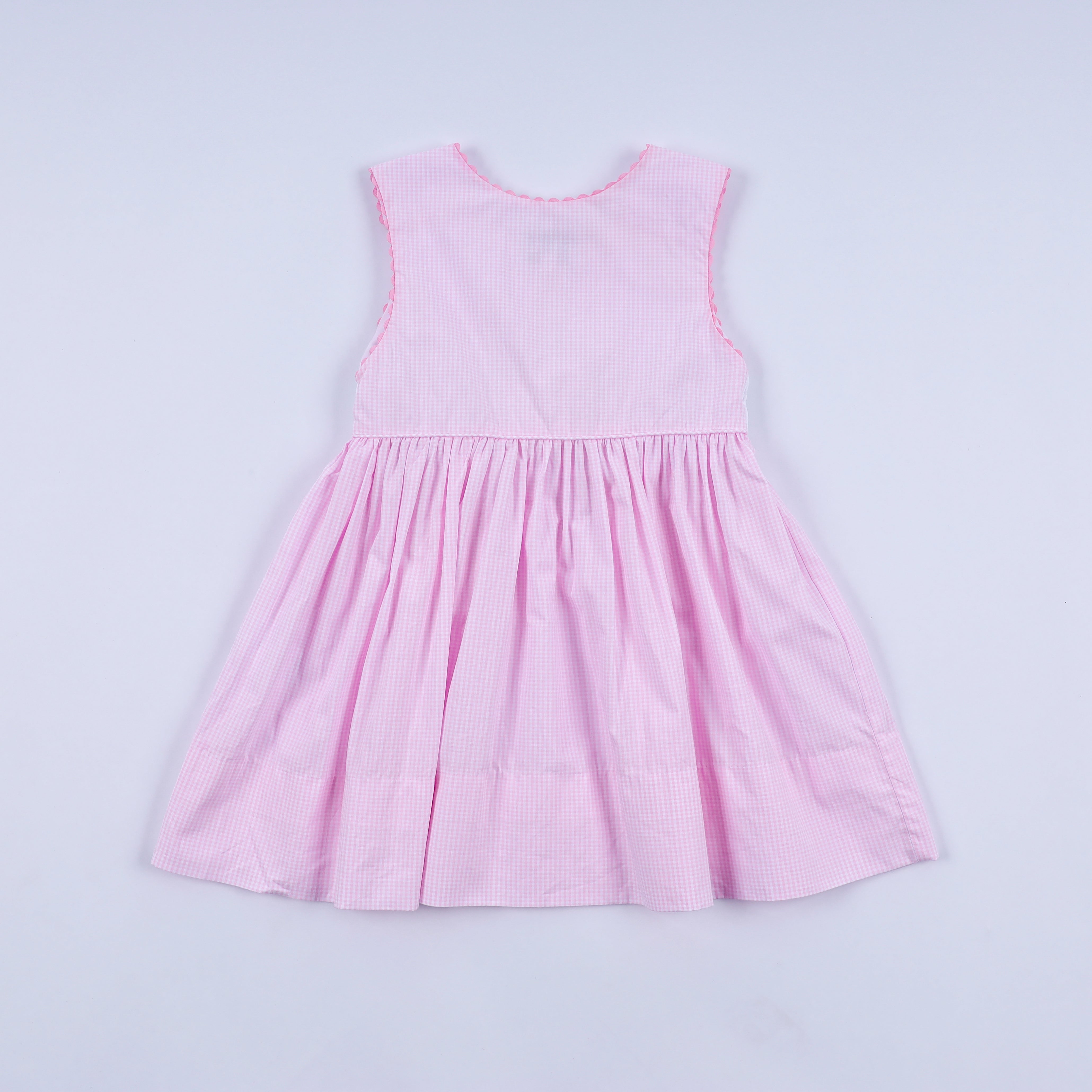 Pink princess hand smocked plaid dress - Aaria Tees Aaria Tees