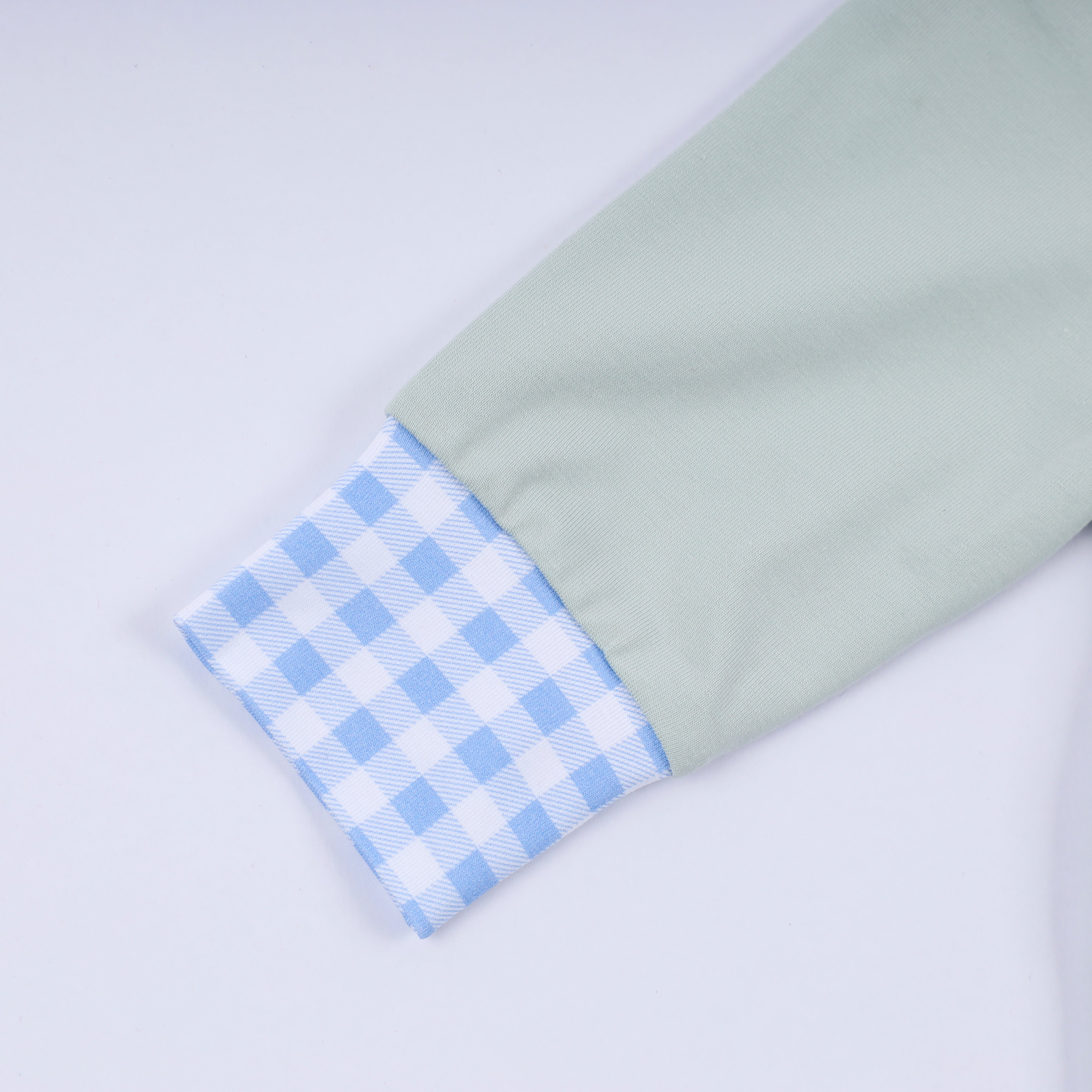 Sage cow hand smocked bubble - Aaria Tees Aaria Tees