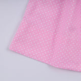 Pink character hand smocked dot ruffle dress - Aaria Tees Aaria Tees
