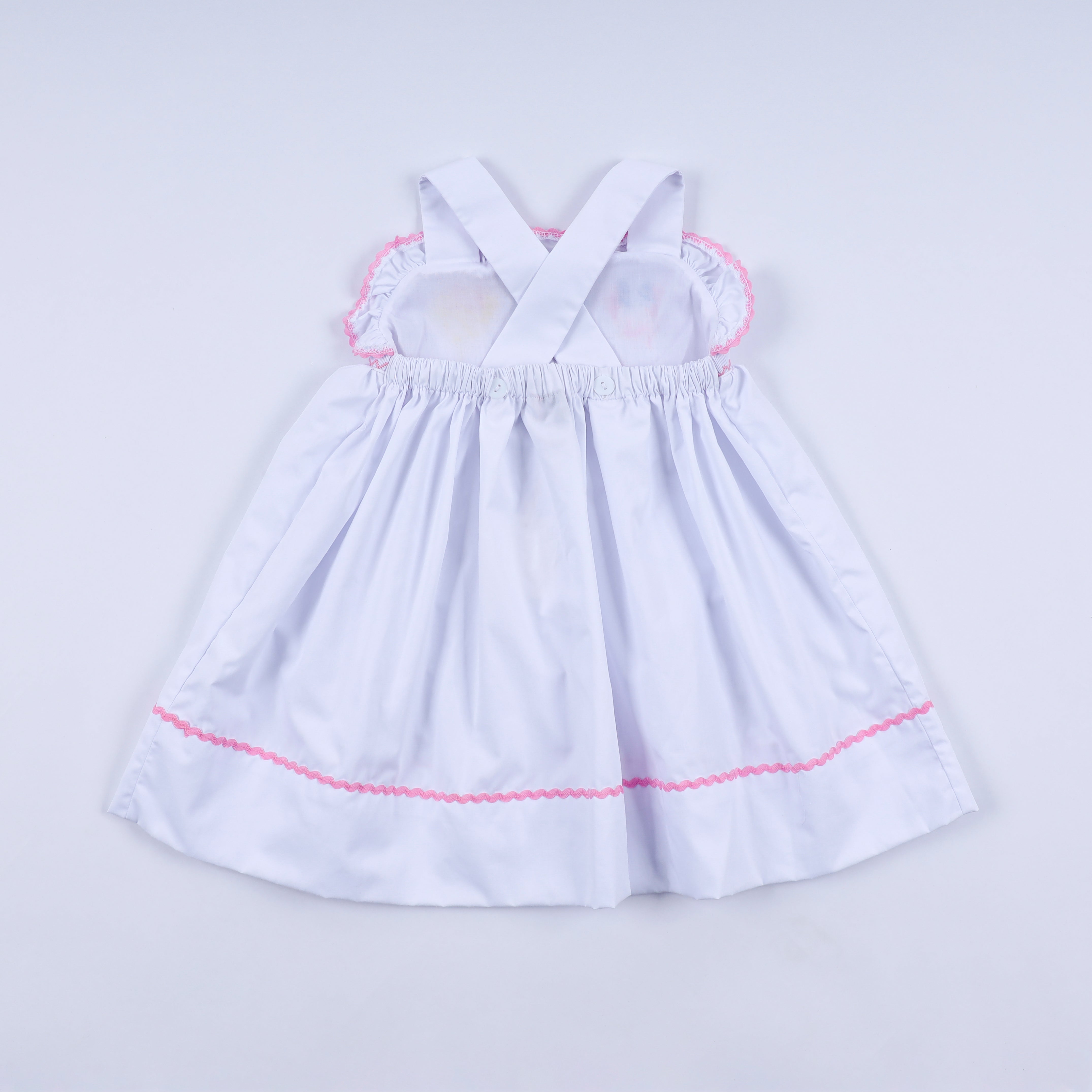White character ruffle dress - Aaria Tees Aaria Tees