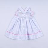White character ruffle dress - Aaria Tees Aaria Tees