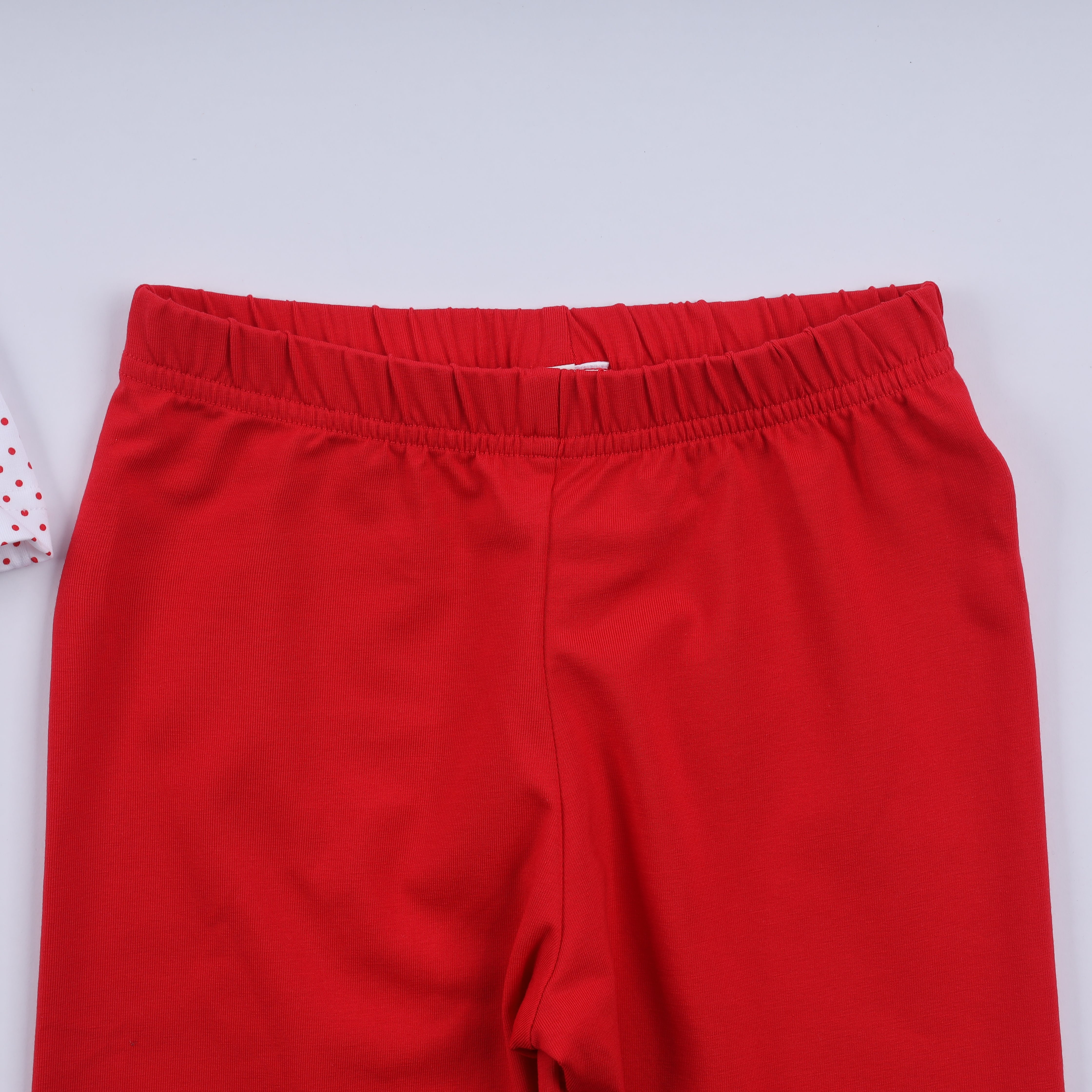 Red gingerbread hand smocked ruffle pants set - Aaria Tees Aaria Tees
