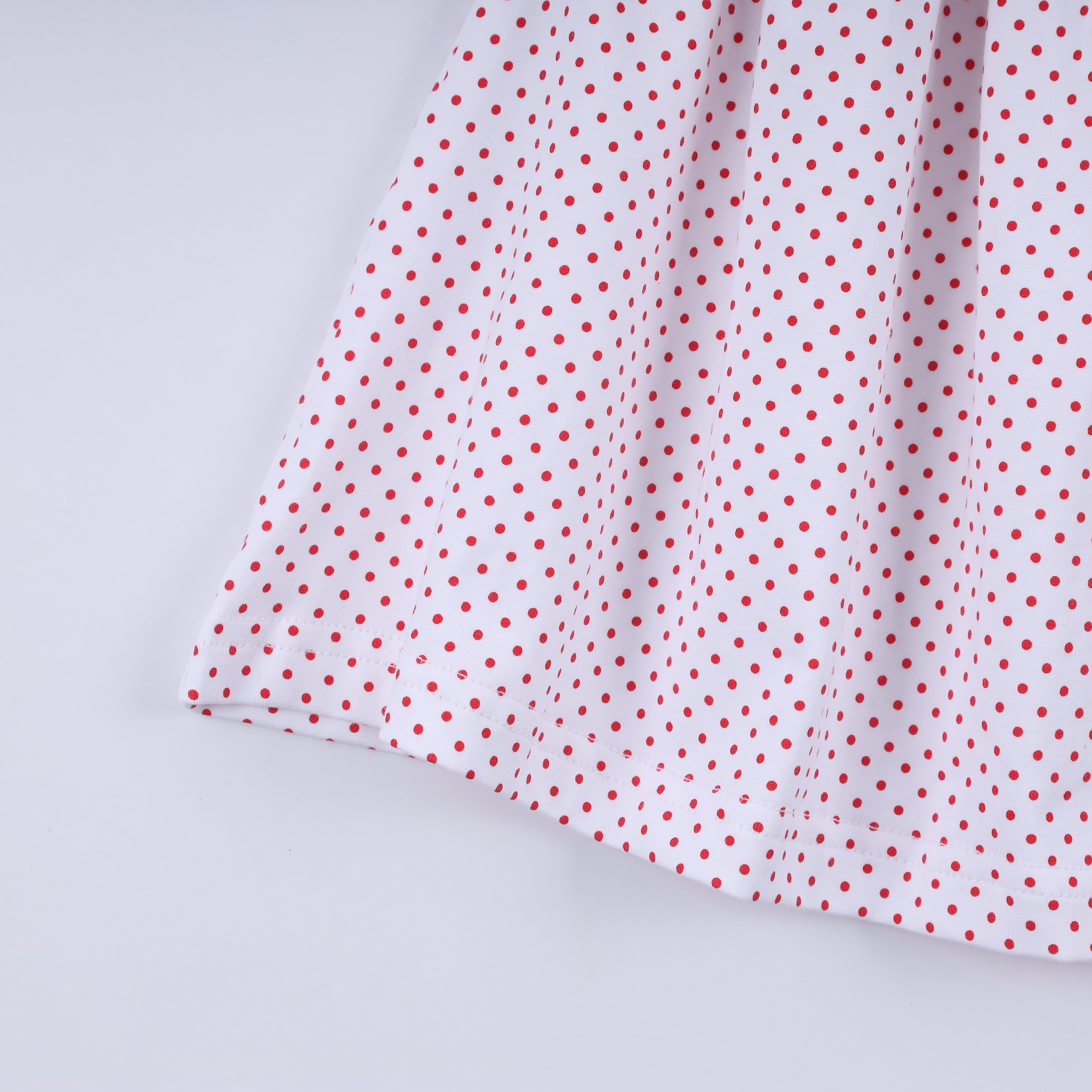Red gingerbread hand smocked ruffle pants set - Aaria Tees Aaria Tees