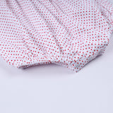 Red gingerbread hand smocked bubble - Aaria Tees Aaria Tees