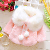 Baby Toddler Clothes Cute Fleece Fur Winter Warm Coat / Jacket for Kids Outerwear Aaria Tees
