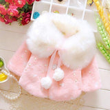 Baby Toddler Clothes Cute Fleece Fur Winter Warm Coat / Jacket for Kids Outerwear Aaria Tees