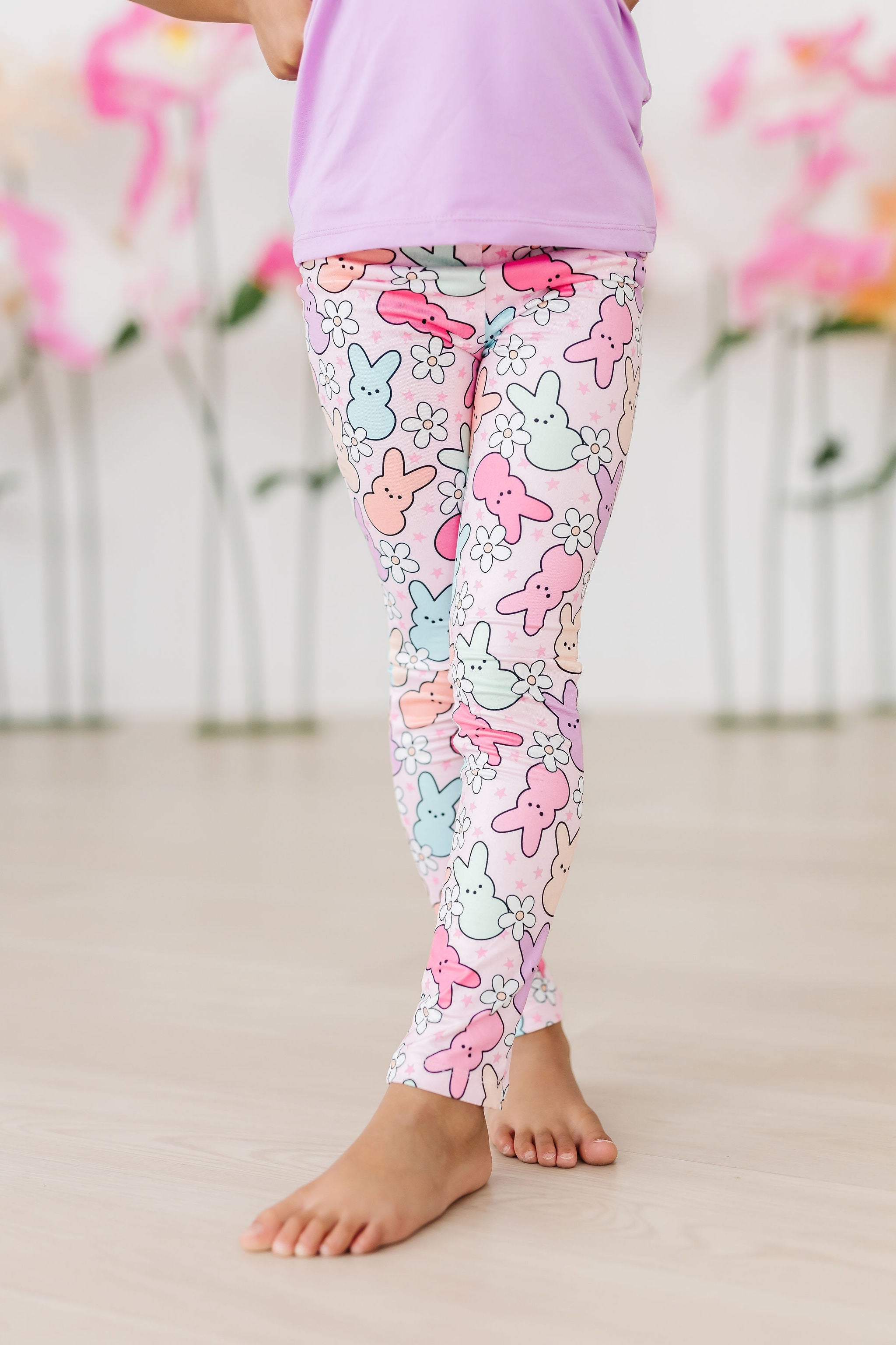 Hangin with My Peeps Leggings - Aaria Tees Aaria Tees