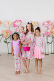 Hangin with my Peeps 3/4 Sleeve Pocket Twirl Dress - Aaria Tees Aaria Tees