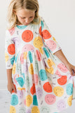 Happy Days 3/4 Pocket Twirl Dress - Aaria Tees Aaria Tees