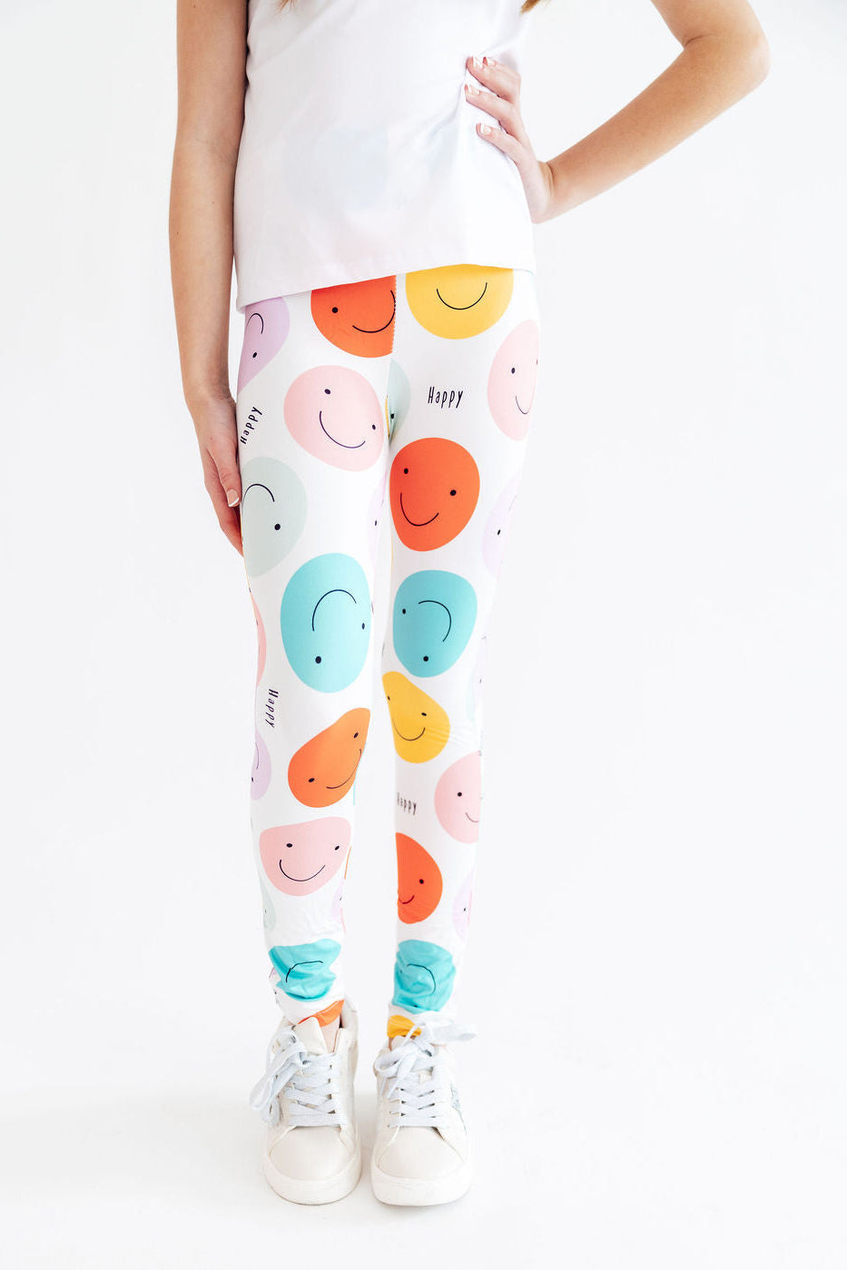 Happy Days Leggings - Aaria Tees Aaria Tees