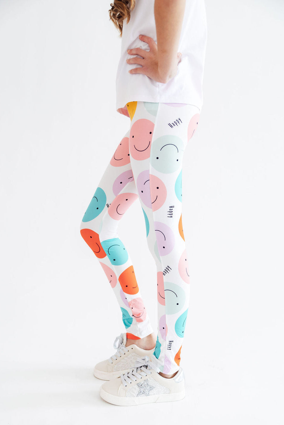 Happy Days Leggings - Aaria Tees Aaria Tees