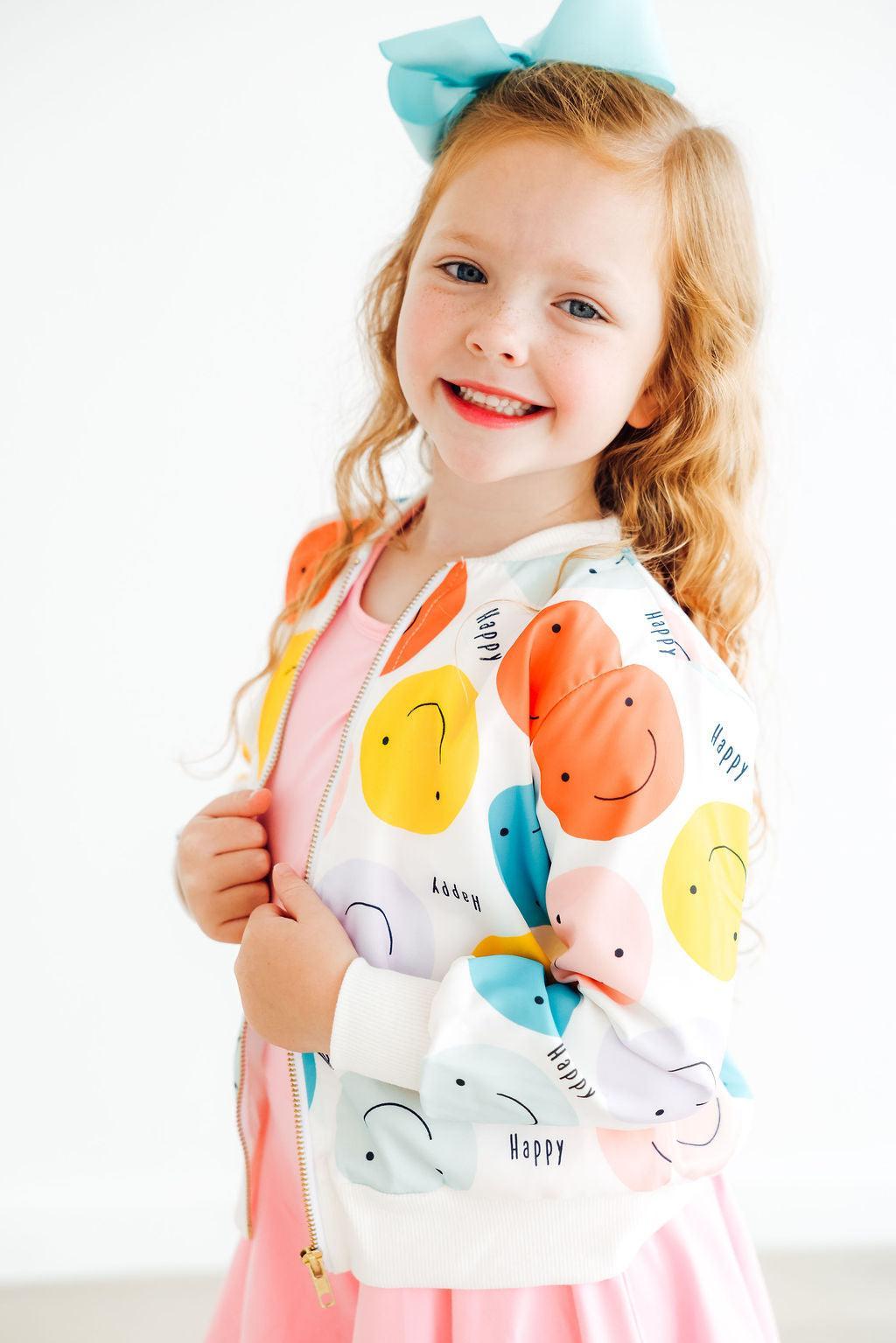 Happy Days Satin Jacket - Aaria Tees Aaria Tees