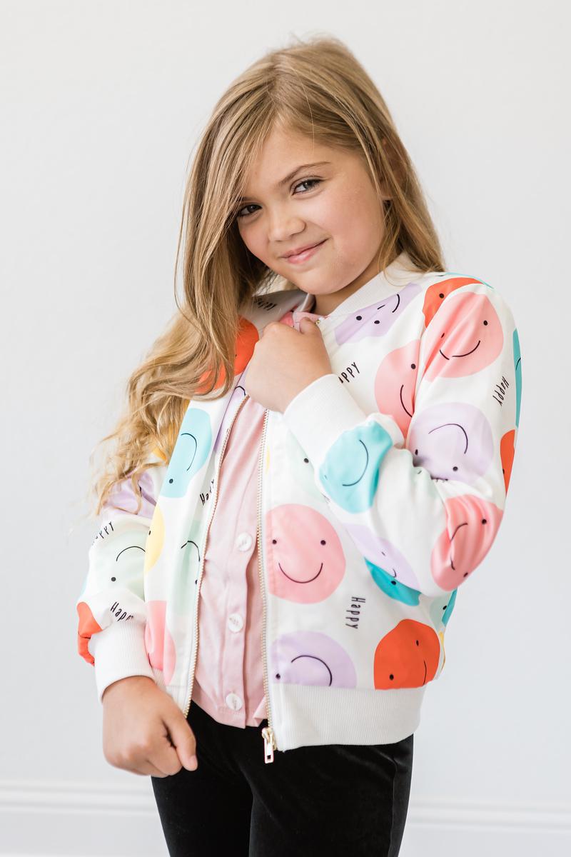 Happy Days Satin Jacket - Aaria Tees Aaria Tees