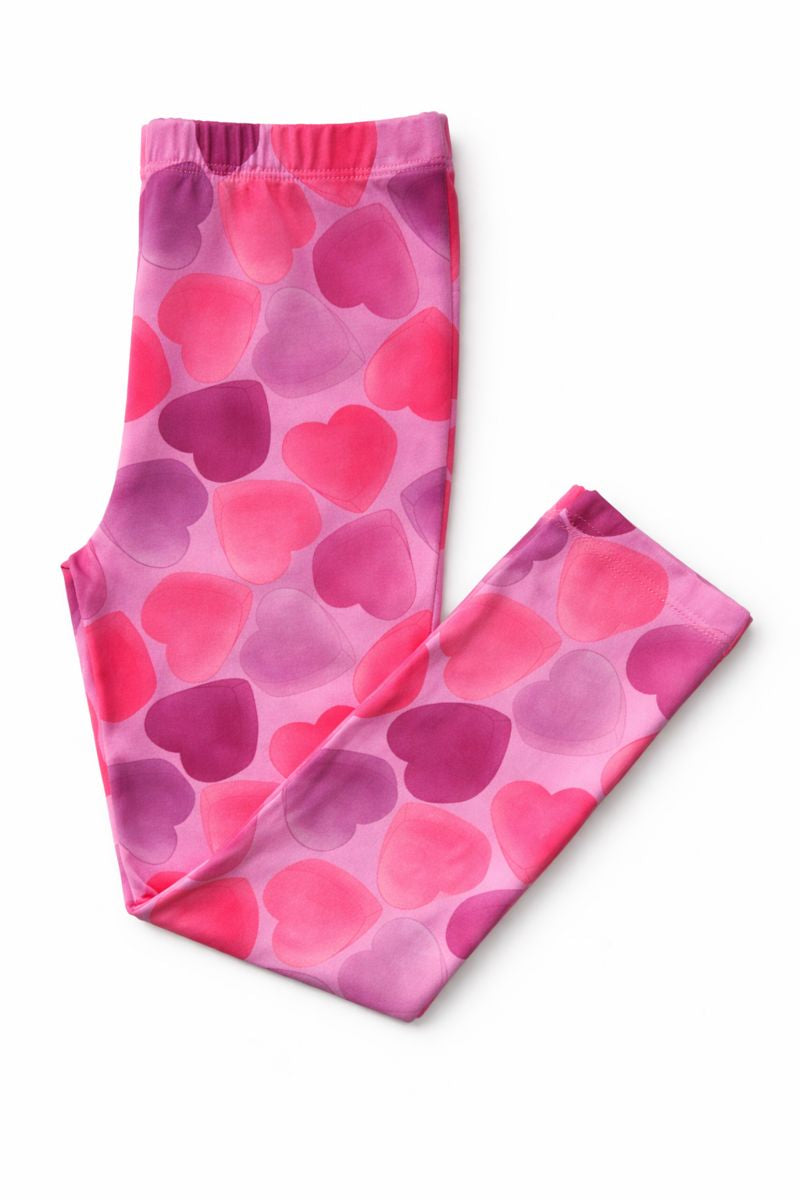 Happy Heart Day Leggings - Aaria Tees Aaria Tees